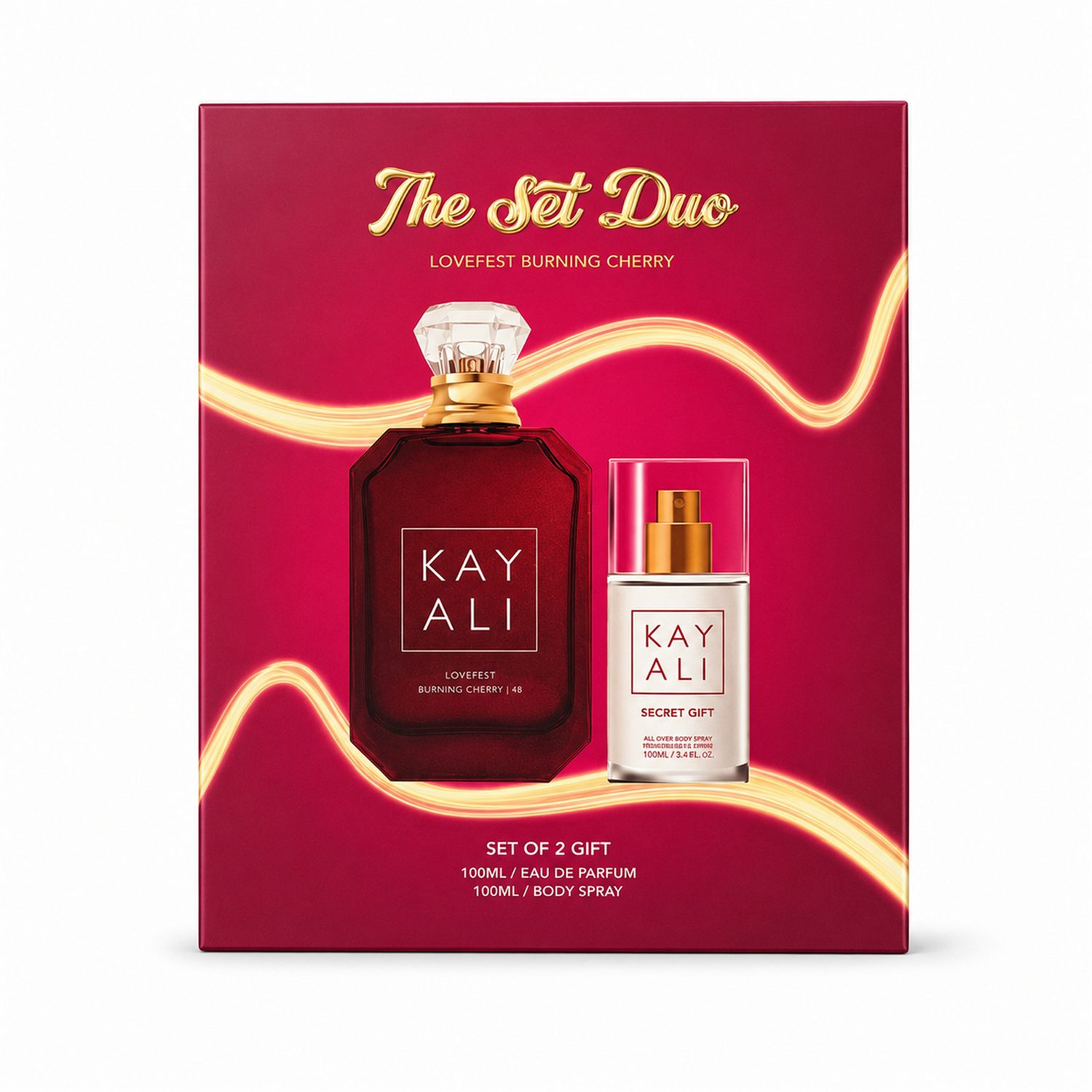 kayali-lovefest-burning-cherry-48-packshot Kayali The Jet Duo – Lovefest Burning Cherry | 48 Gift Set