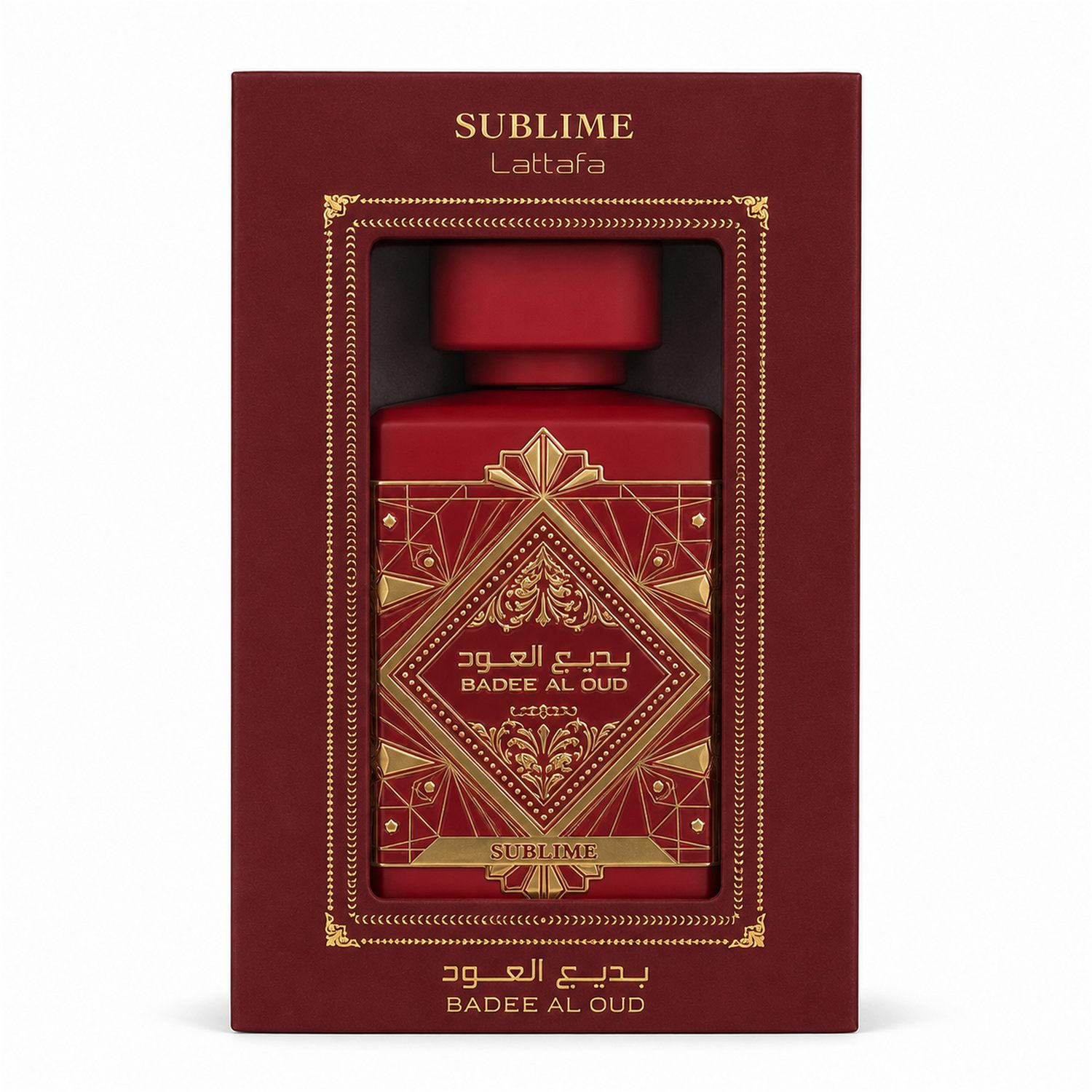 lattafa-badee-al-oud-sublime-eau-de-parfum-100ml-packshot Lattafa Bade'e Al Oud Sublime Eau de Parfum 100ml Unisex