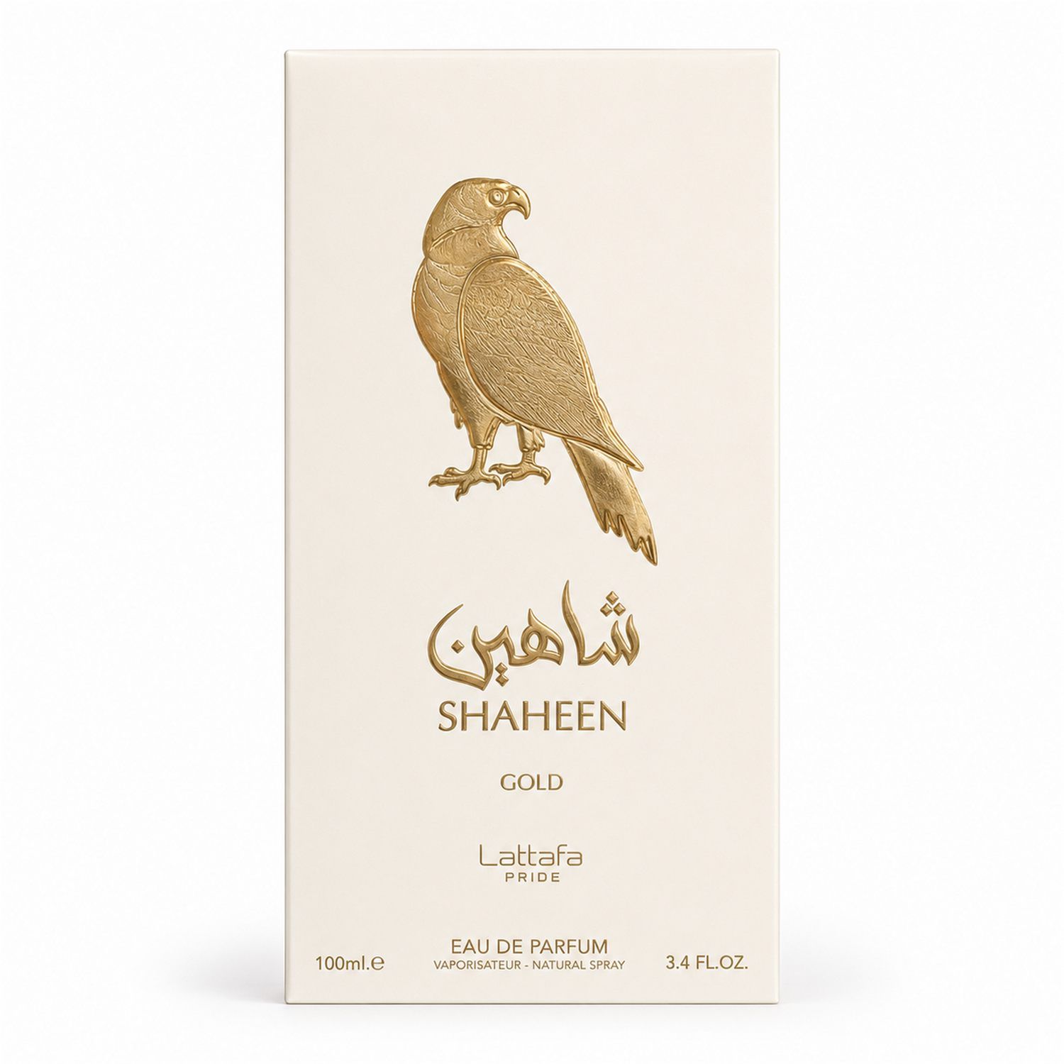 lattafa-pride-shaheen-gold-eau-de-parfum-100ml-packshot Lattafa Pride Shaheen Gold Eau de Parfum 100ml for Men