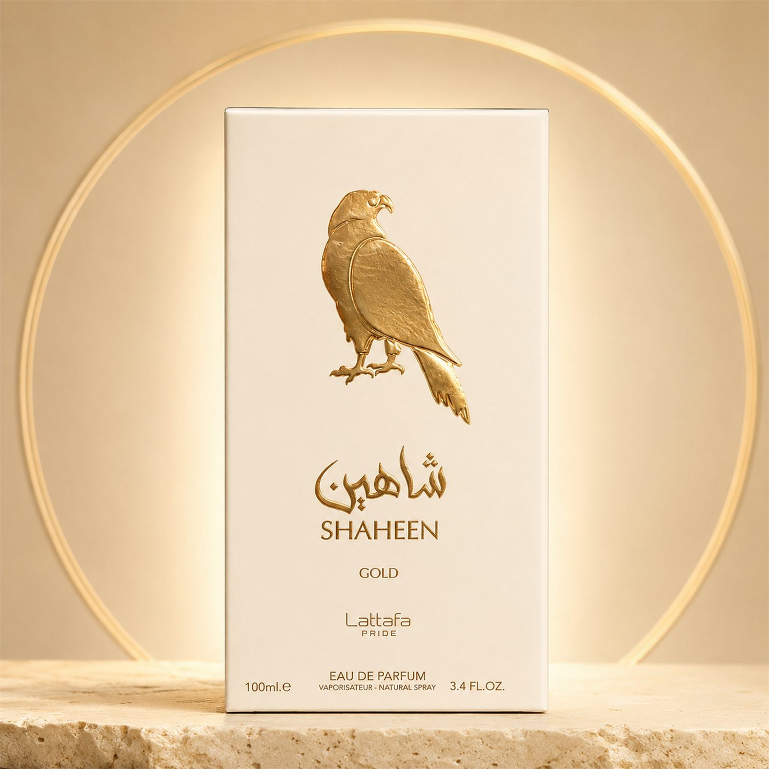 lattafa-pride-shaheen-gold-eau-de-parfum-100ml-studio Lattafa Pride Shaheen Gold Eau de Parfum 100ml for Men